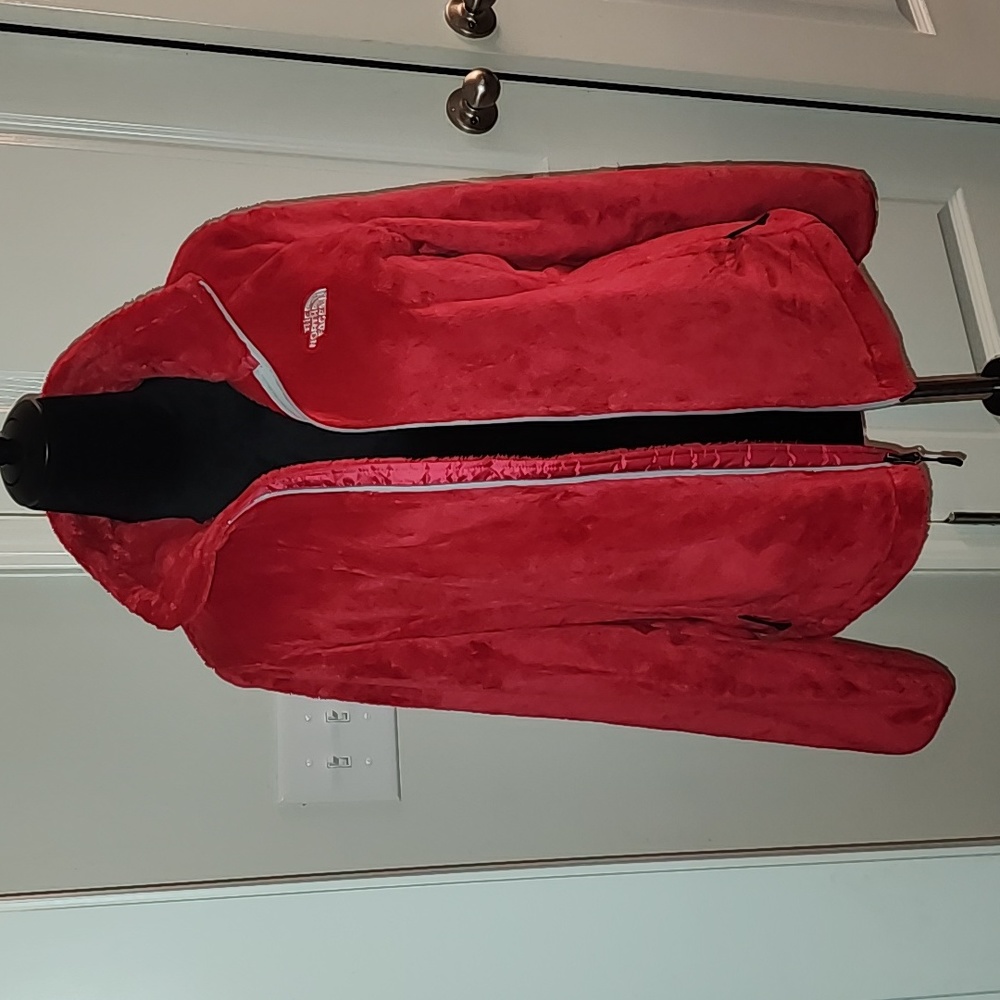The North face fuzzy jacket